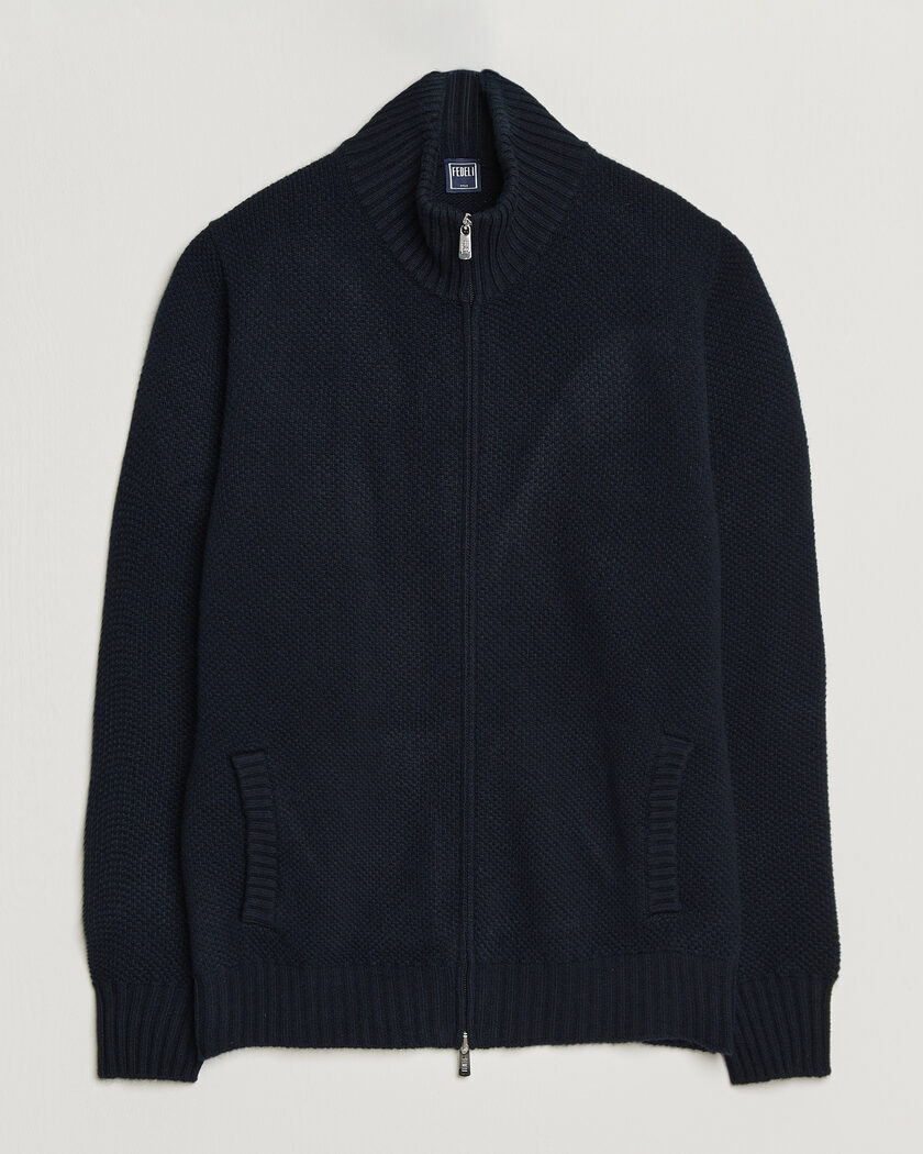 Moncler Grenoble Zip Cardigan Black at CareOfCarl.com
