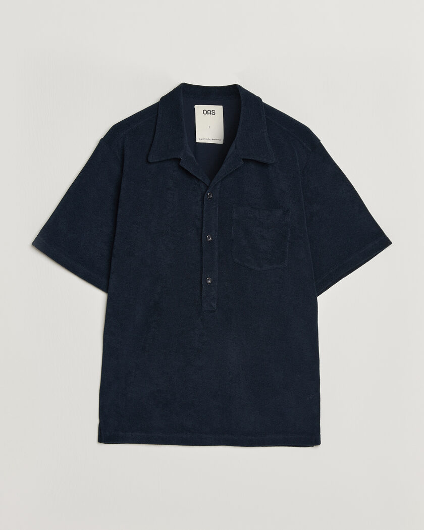 OAS Novo Regular Fit Terry Polo Dark Blue – Blue