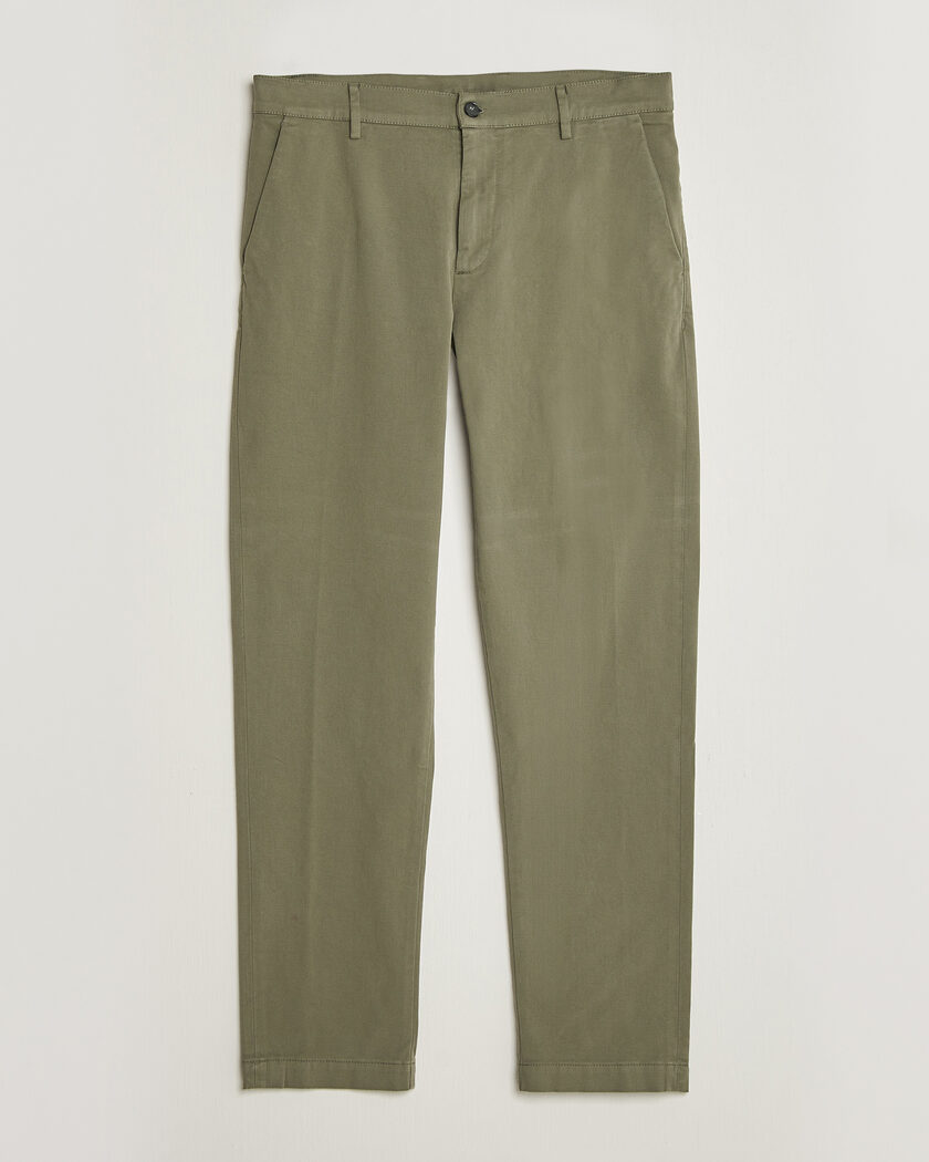 Auralee Washed Finx Chinos Ivory at CareOfCarl.com