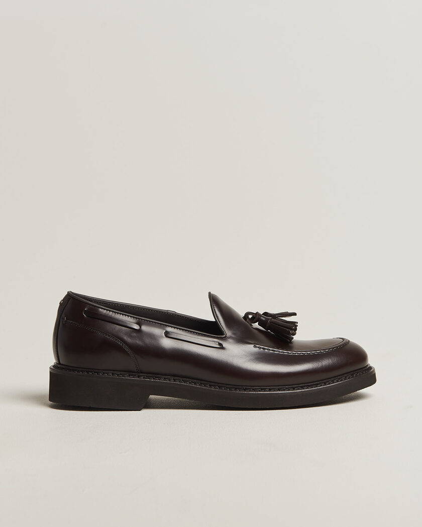 Canali Tassel Loafers Dark Brown Calf – Brown