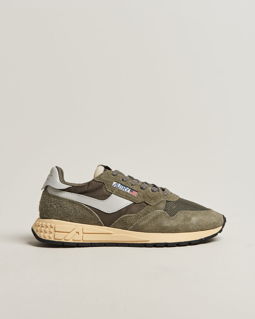 Autry Reelwind Running Sneaker Olive Night/Grey – Green