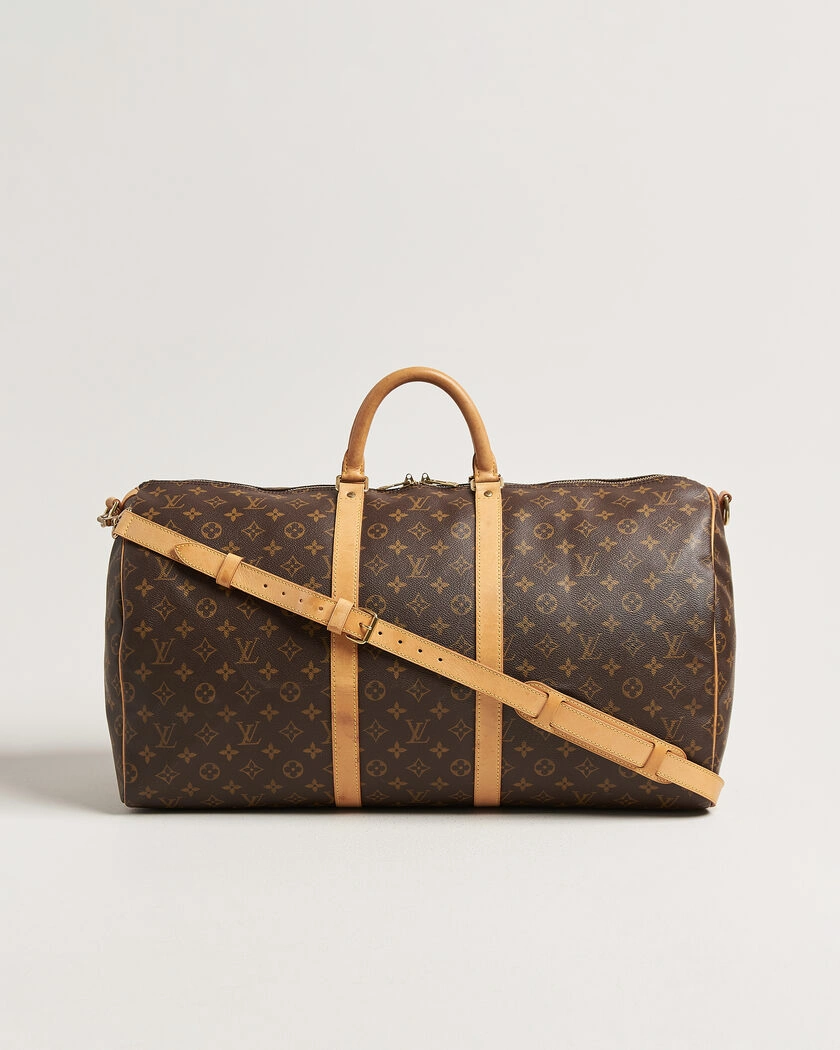 Louis Vuitton Pre-Owned Keepall 55 Bandouliére Monogram – Brown