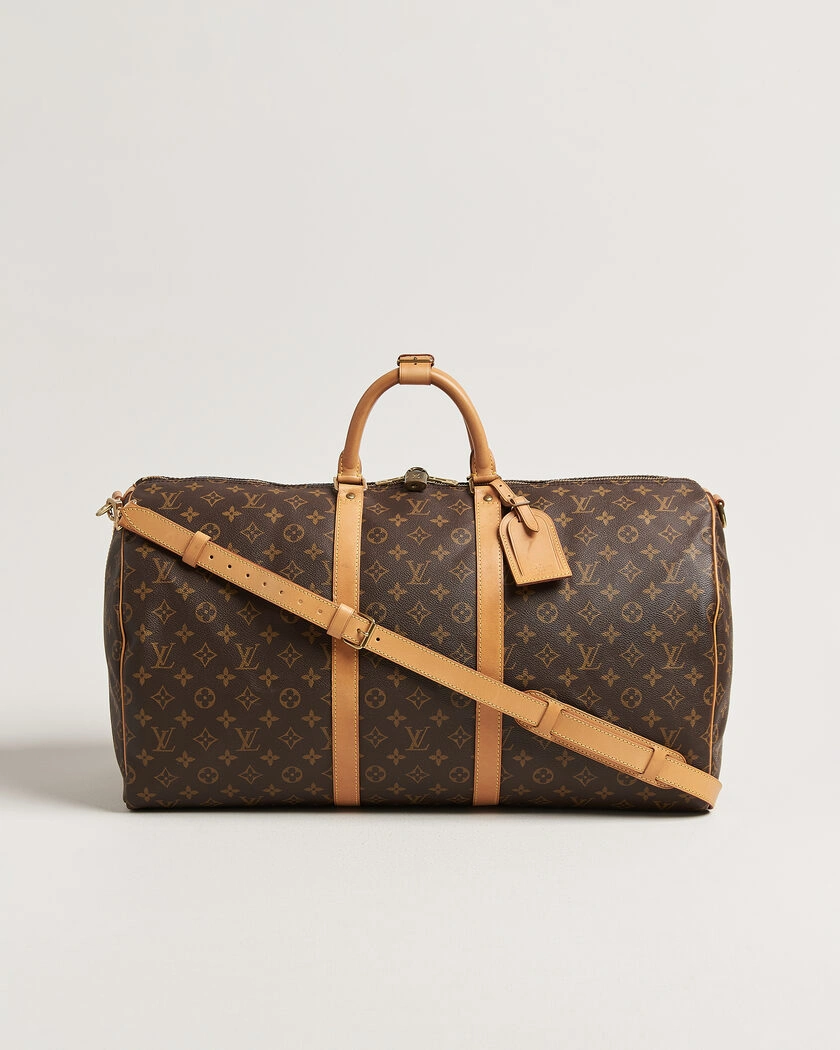 Louis Vuitton Pre-Owned Keepall 55 Bandouliére Monogram – Brown