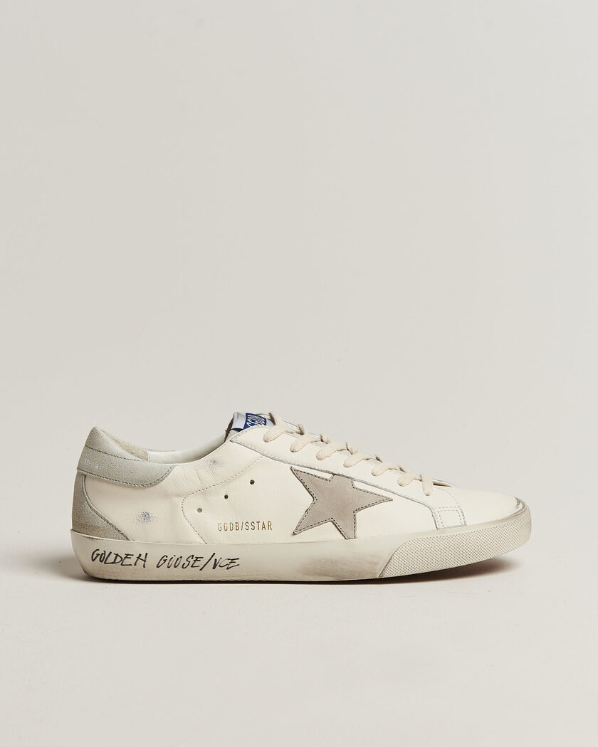 Golden Goose Super-Star Sneakers White/Grey – White