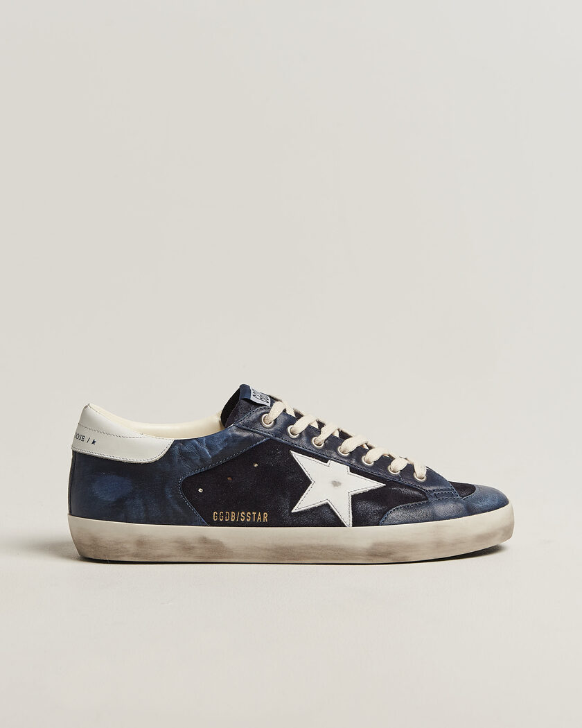 Golden Goose Super-Star Sneakers Dark Blue – Blue