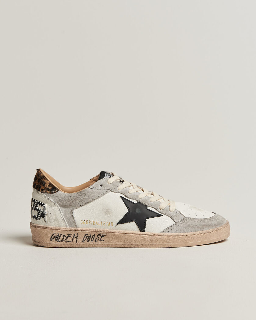 Golden Goose Ball Star Sneakers White/Grey – White