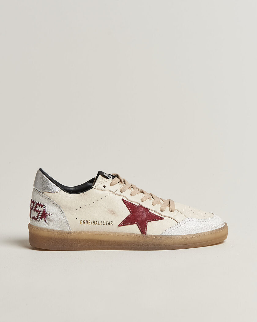 Golden Goose Ball Star Sneakers White/Red – White