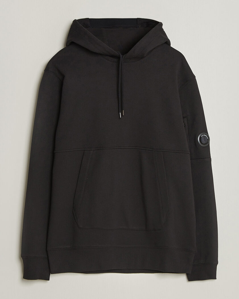Fred Perry Tipped Hoodie Black at CareOfCarl.com