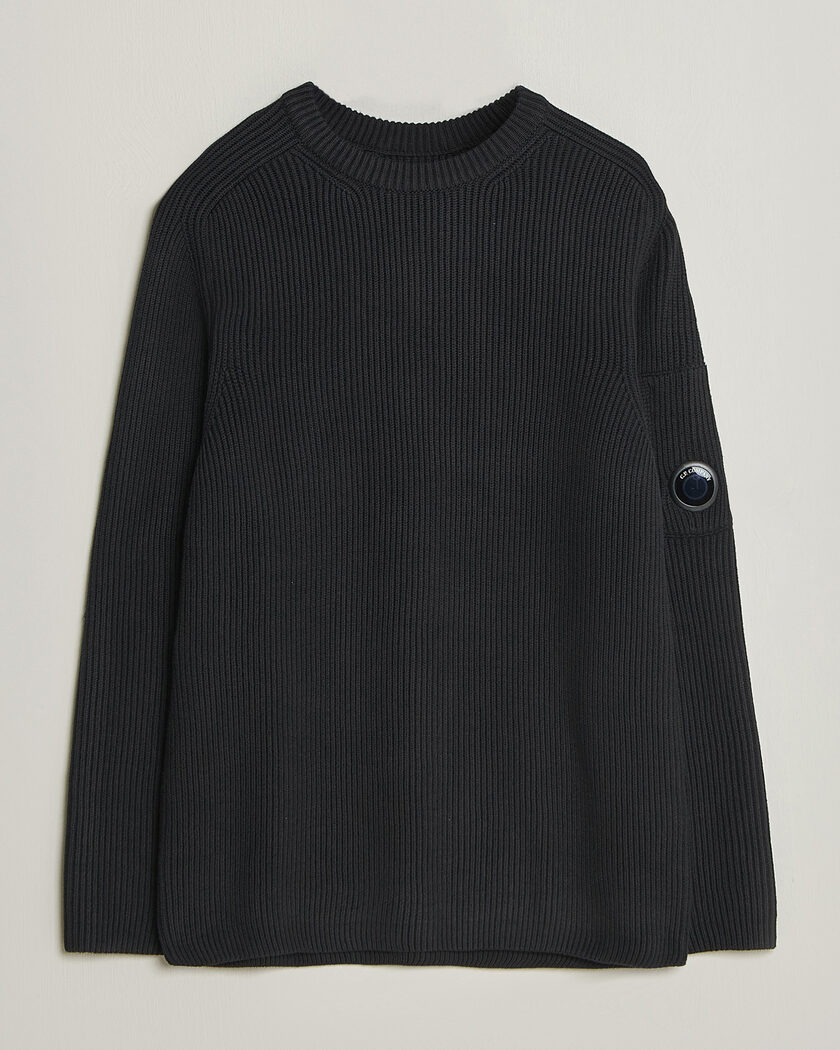 Stone Island Ghost Knitted Geelong Mock Neck Black at CareOfCarl.com