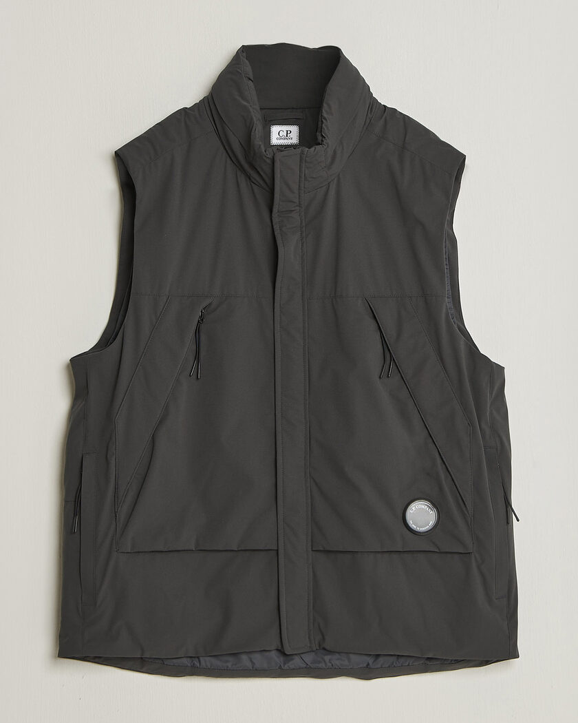 Stone Island Stellina Wool/Nylon Padded Vest Blue Marine at
