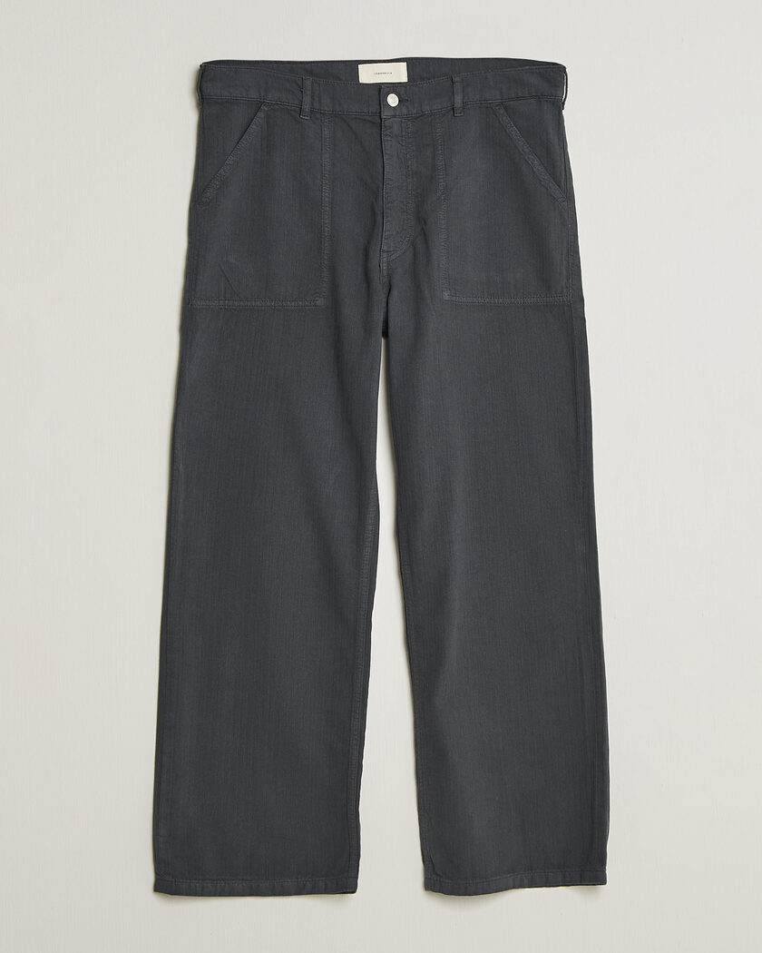 Jeanerica Genua Worker Chino Chevron Anthracite – Grey