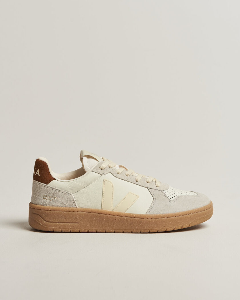 Veja V-82 Sneaker Pure Calcaire/Cognac – White