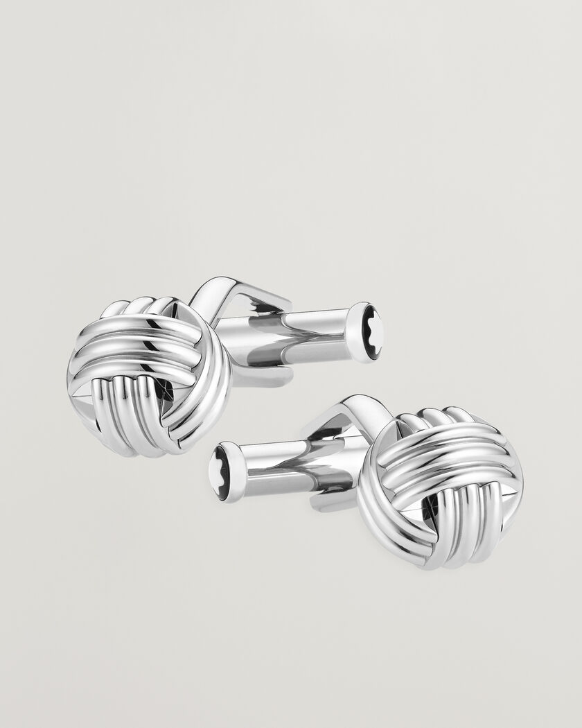 MONT BLANC MEISTERSTÜCKカフリンクス シルバー 30254 Montblanc Cufflinks Meisterstück Glacier Collection at CareOfCarl.com