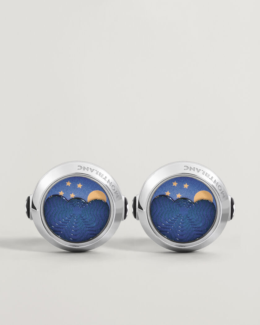 Montblanc Cufflinks Moonphase Movement – Silver