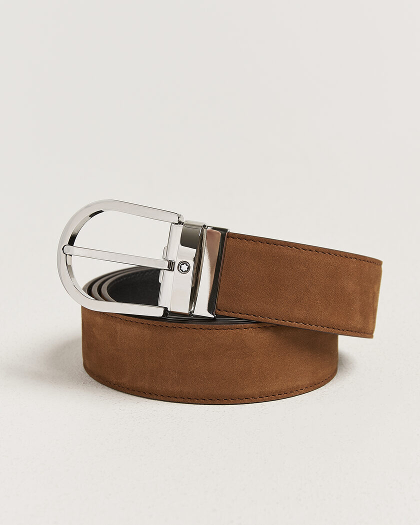 Auralee Leather Square Buckle Belt Black at CareOfCarl.com
