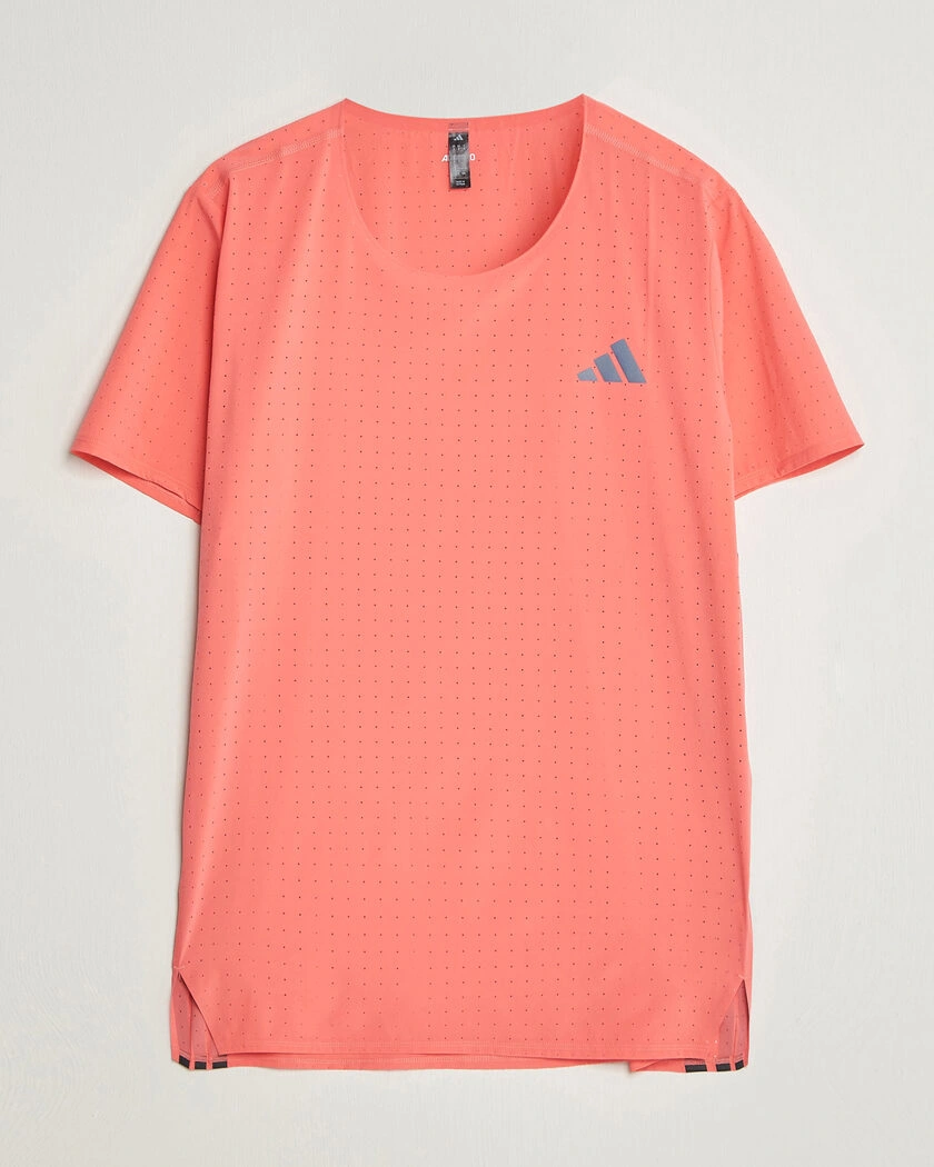 adidas Performance Adizero Running T-Shirt Red – Red