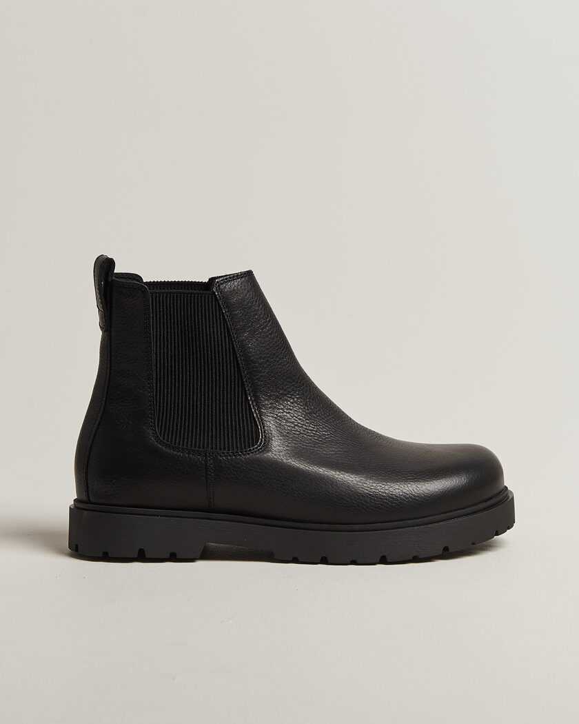 Crockett & Jones Chelsea 5 Black Rough-Out Suede at CareOfCarl.com