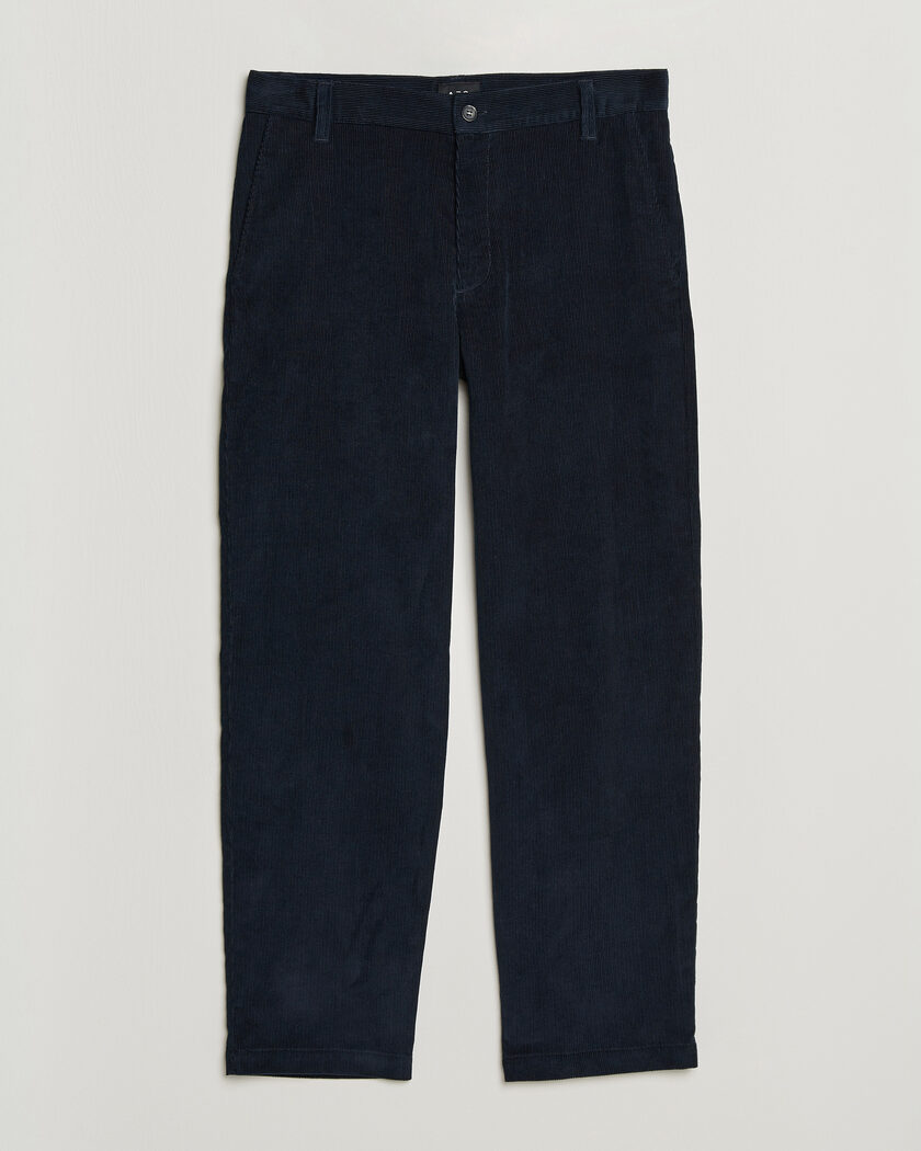 A.P.C. Lawrence Corduroy Trousers Dark Navy – Blue