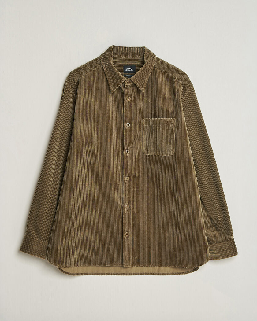 ON BUTTON DOWN/ノルウェーの森 NN07 Adwin Checked Flannel Overshirt Black/Grey at CareOfCarl.com