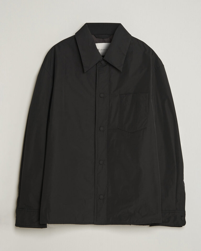 Lardini Knitted Cotton Pocket Shirt Jacket Beige at CareOfCarl.com