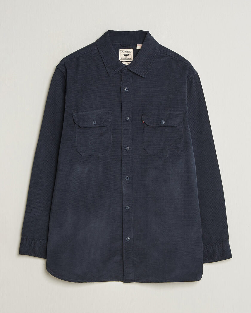 Levi's Jackson Corduroy Worker Shirt Nightfall Navy – Blue