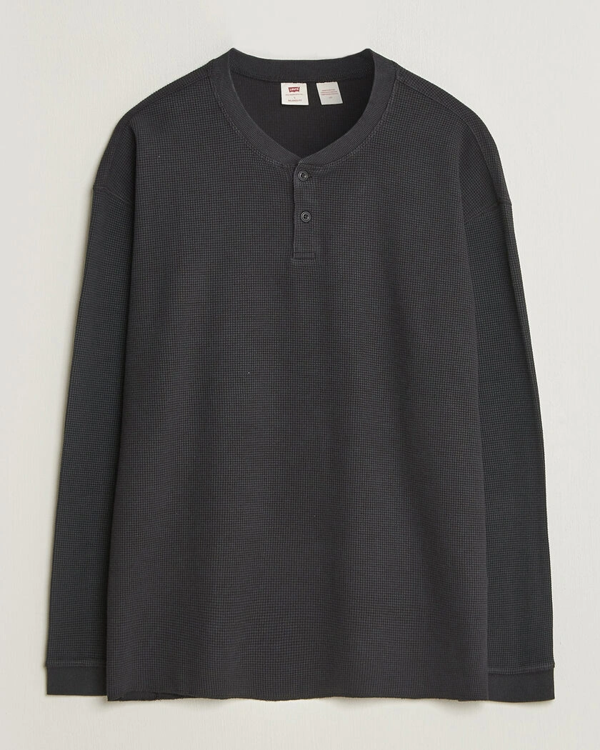 Levi's Relaxed Henley Mineral Black – Black