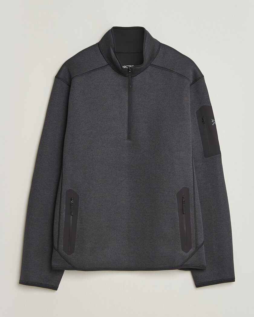 Arc'teryx Covert Half Zip Black Heather – Black