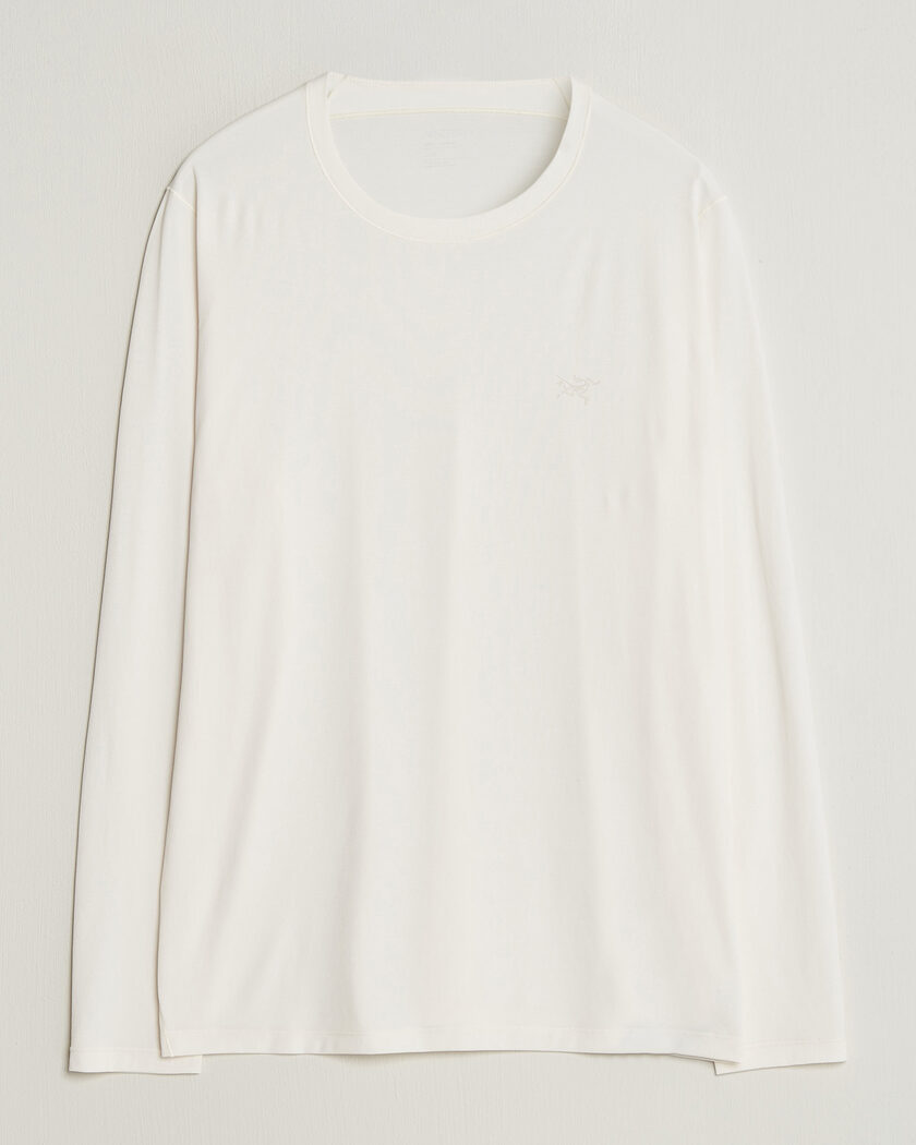  Arc'teryx Cormac Long Sleeve T-Shirt Arctic Silk – White