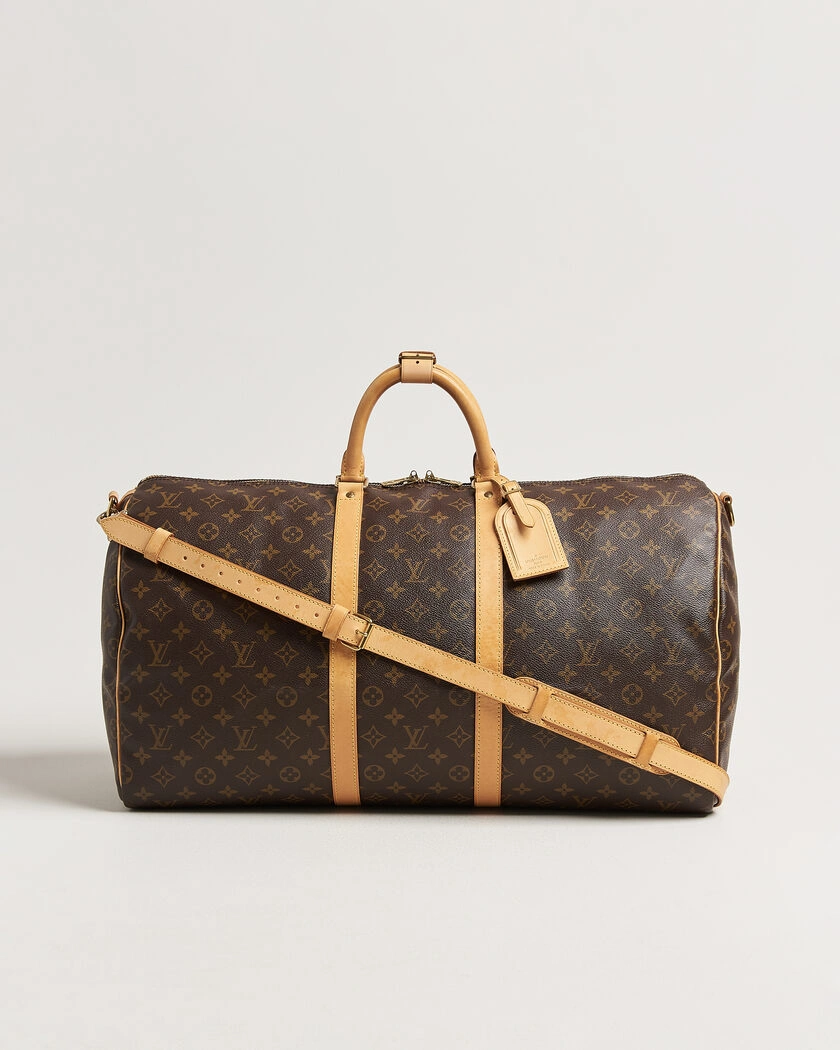 Louis Vuitton Pre-Owned Keepall Bandouliére 55 Monogram – Brown