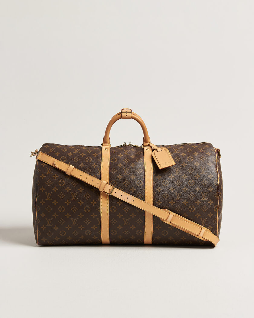 Louis Vuitton Pre-Owned Keepall Bandouliére 55 Monogram – Brown