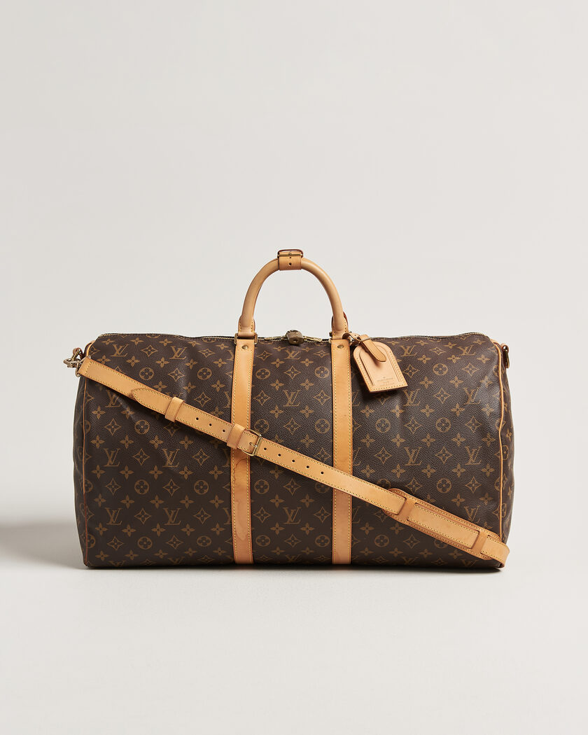 Louis Vuitton Pre-Owned Keepall Bandouliére 55 Monogram – Brown