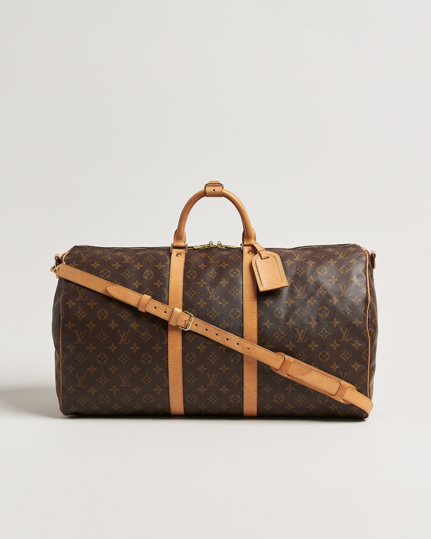 Louis Vuitton Pre-Owned Keepall Bandouliére 55 Monogram – Brown