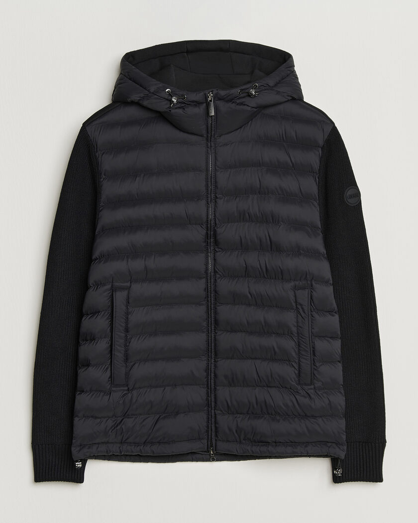 Colmar Hybrid Hood Jacket Black – Black