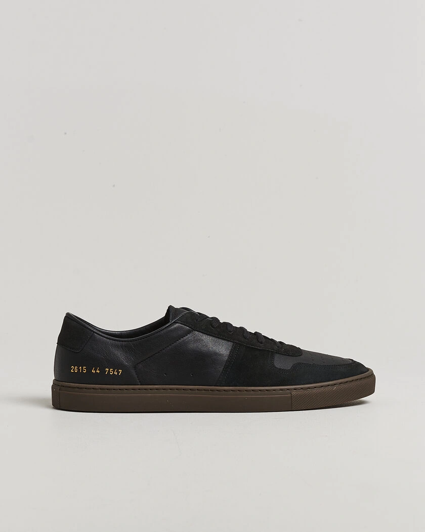 Common Projects Bball Duo Leather Sneaker Black – Black