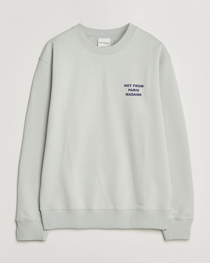 Drôle de Monsieur Bold Slogan Sweatshirt Grey – Grey
