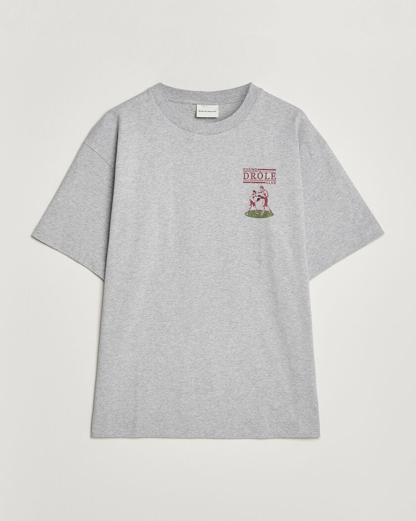 Drôle de Monsieur Boxers T-Shirt Grey Melange – Grey