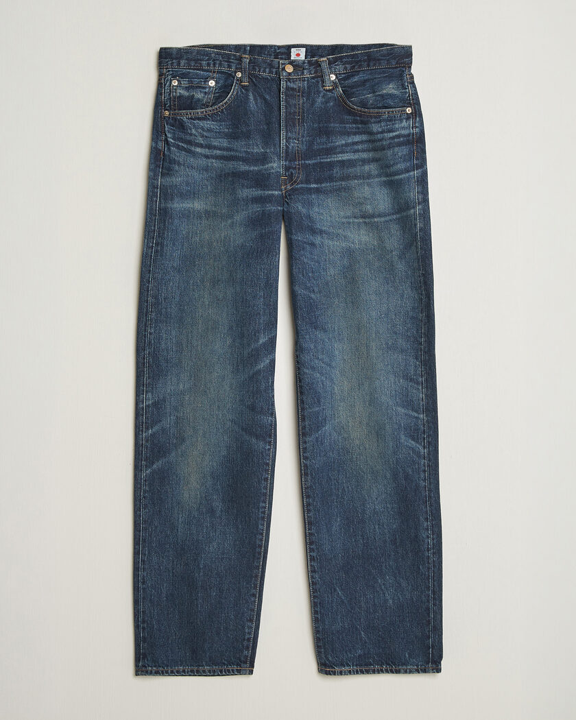 EDWIN Loose Straight Rainbow Selvage Jeans Dark Used – Blue