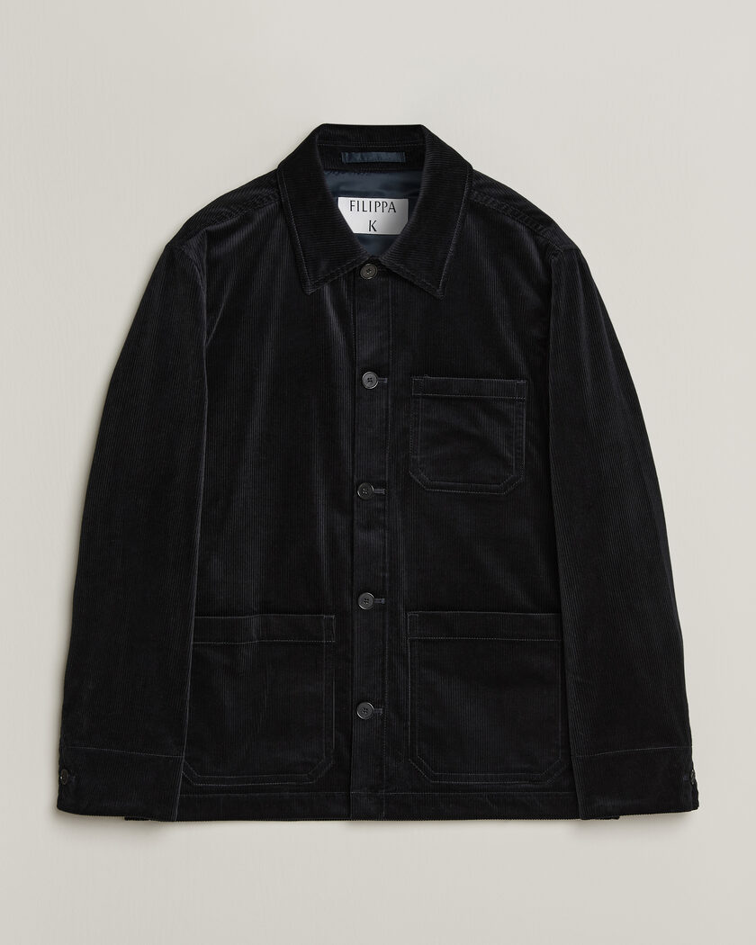 Filippa K Taylor Corduroy Overshirt Navy – Blue