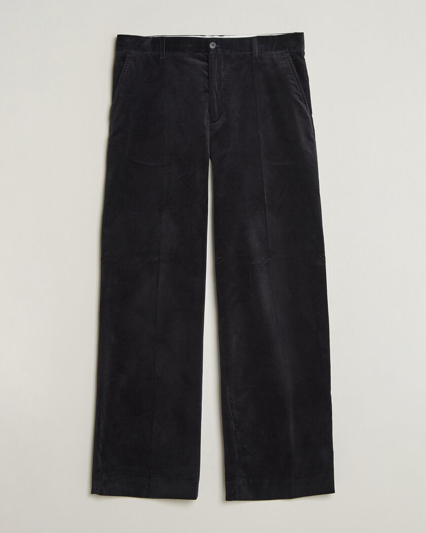 Filippa K Hector Corduroy Trousers Dark Navy – Blue