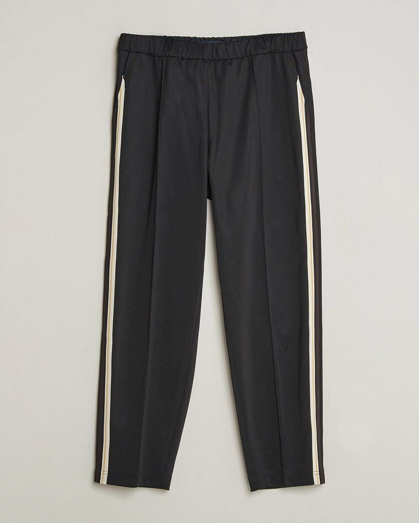 Fred Perry Tipped Taped Track Pants Black – Black