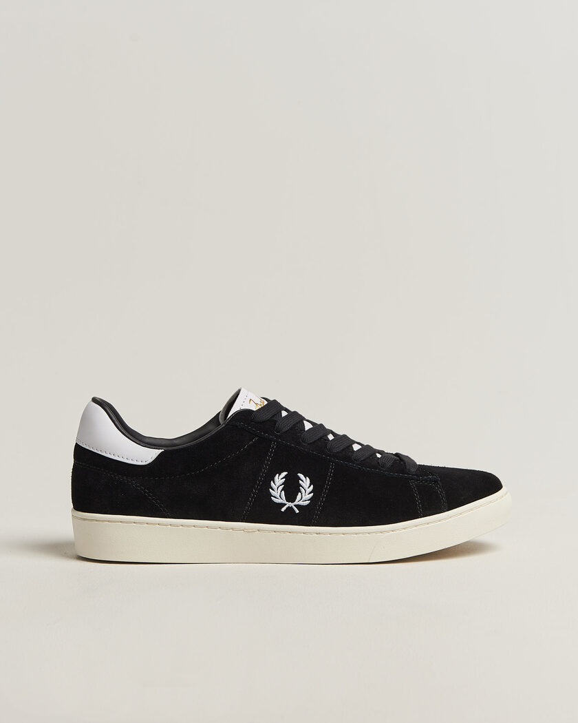 Fred Perry Spencer Suede Sneaker Black – Black