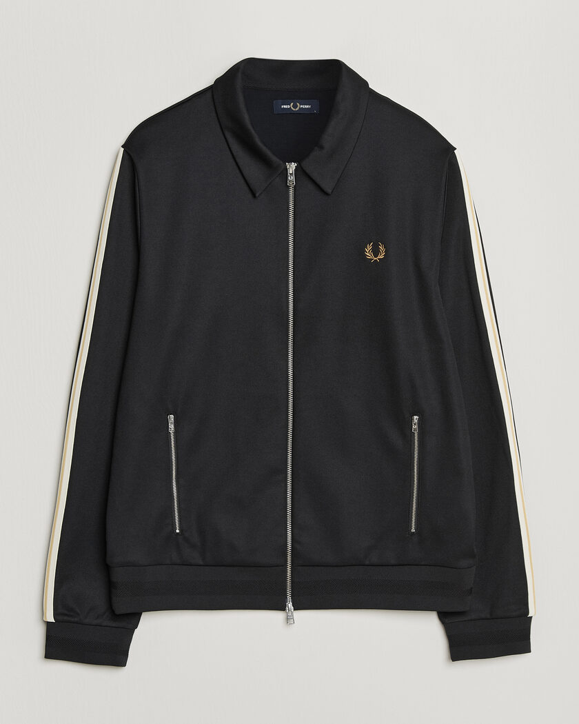 W*n様 FRED PERRY Badged Track Jacket ブラック Fred Perry Blackwatch Tartan Taped Track Jacket Black at