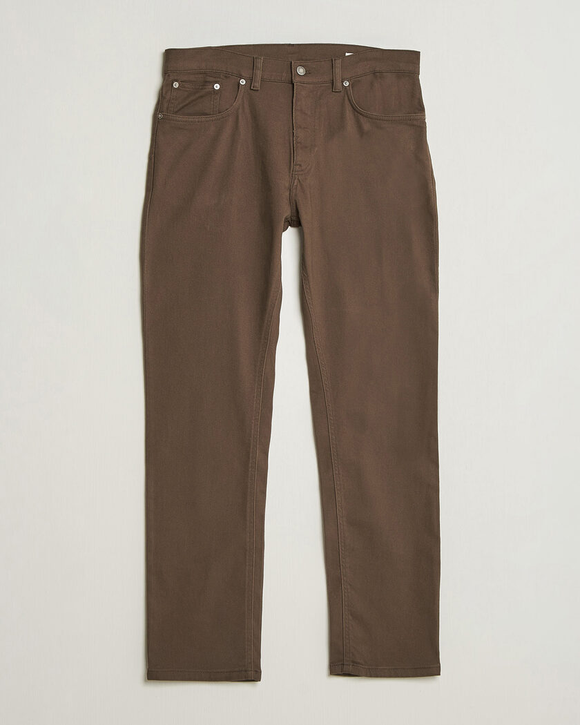 Gant Regular Fit Soft Twill 5-Pocket Pants Shadow Brown – Brown