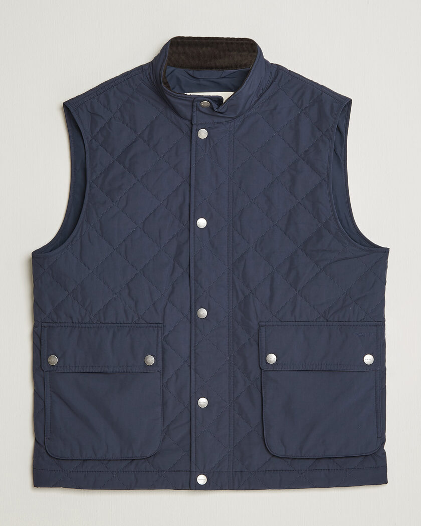 TAION High Neck Full Zip Lightweight Down Vest Black at CareOfCarl.com