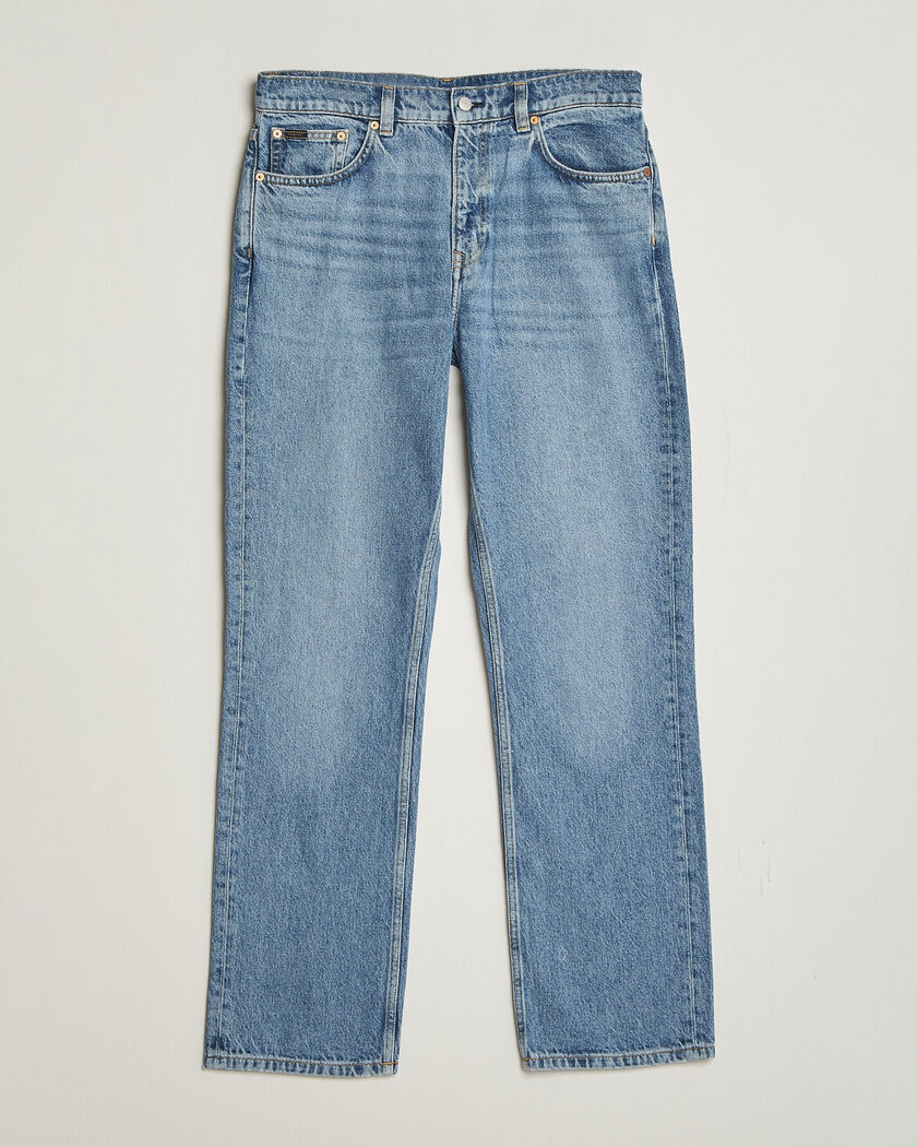 Axel Arigato Archive Straight Fit Jeans Light Blue at CareOfCarl.com