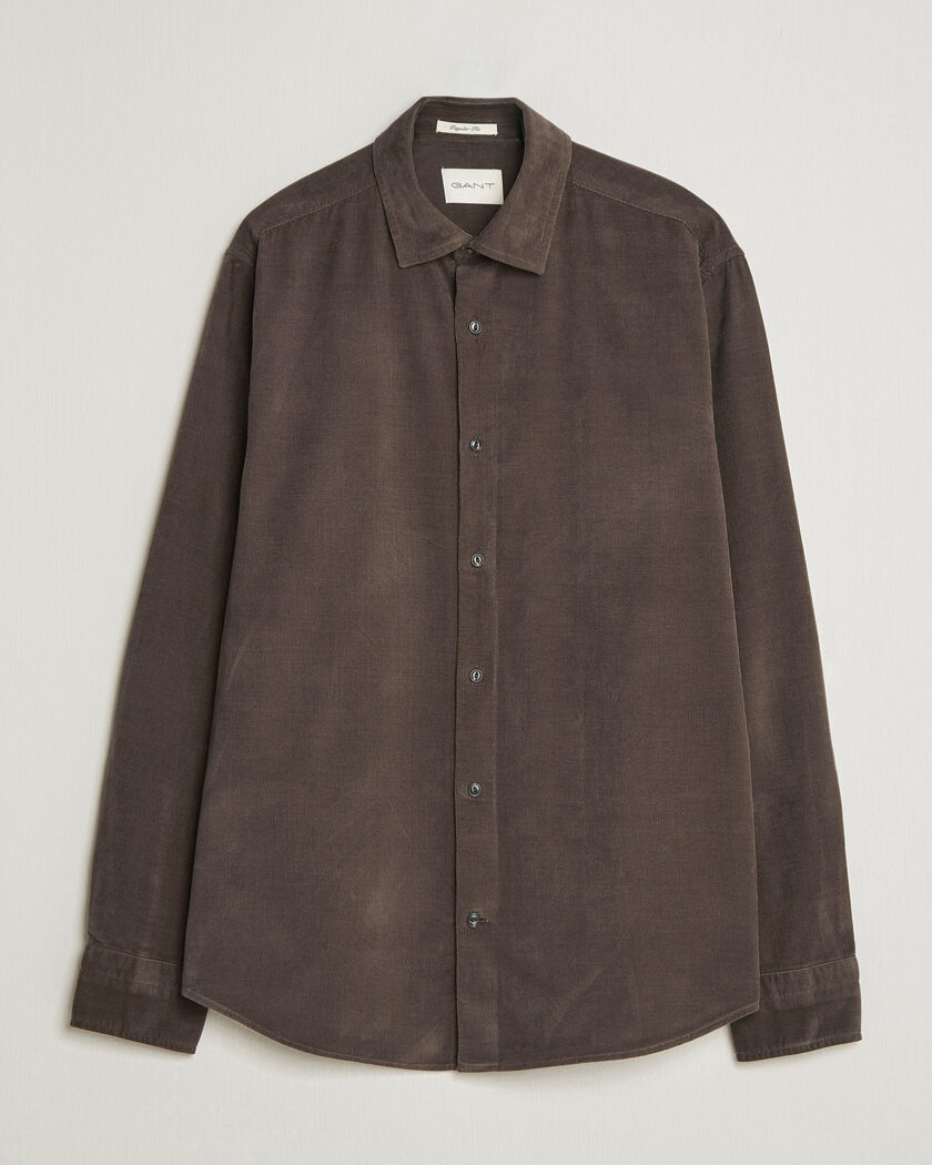 NN07 Cohen Tencel Corduroy Shirt Ecru at CareOfCarl.com