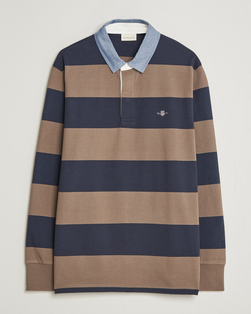 Polo Ralph Lauren Striped Rugger Navy/White at CareOfCarl.com