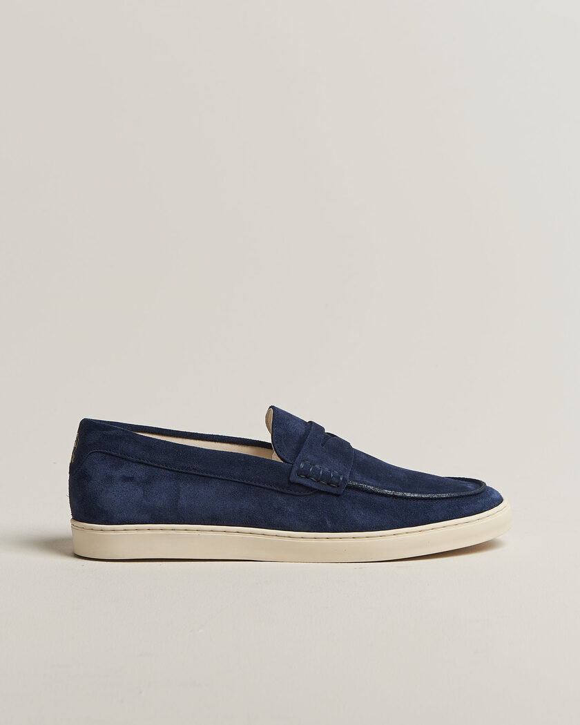Brunello Cucinelli Penny Loafers Midnight Blue – Blue