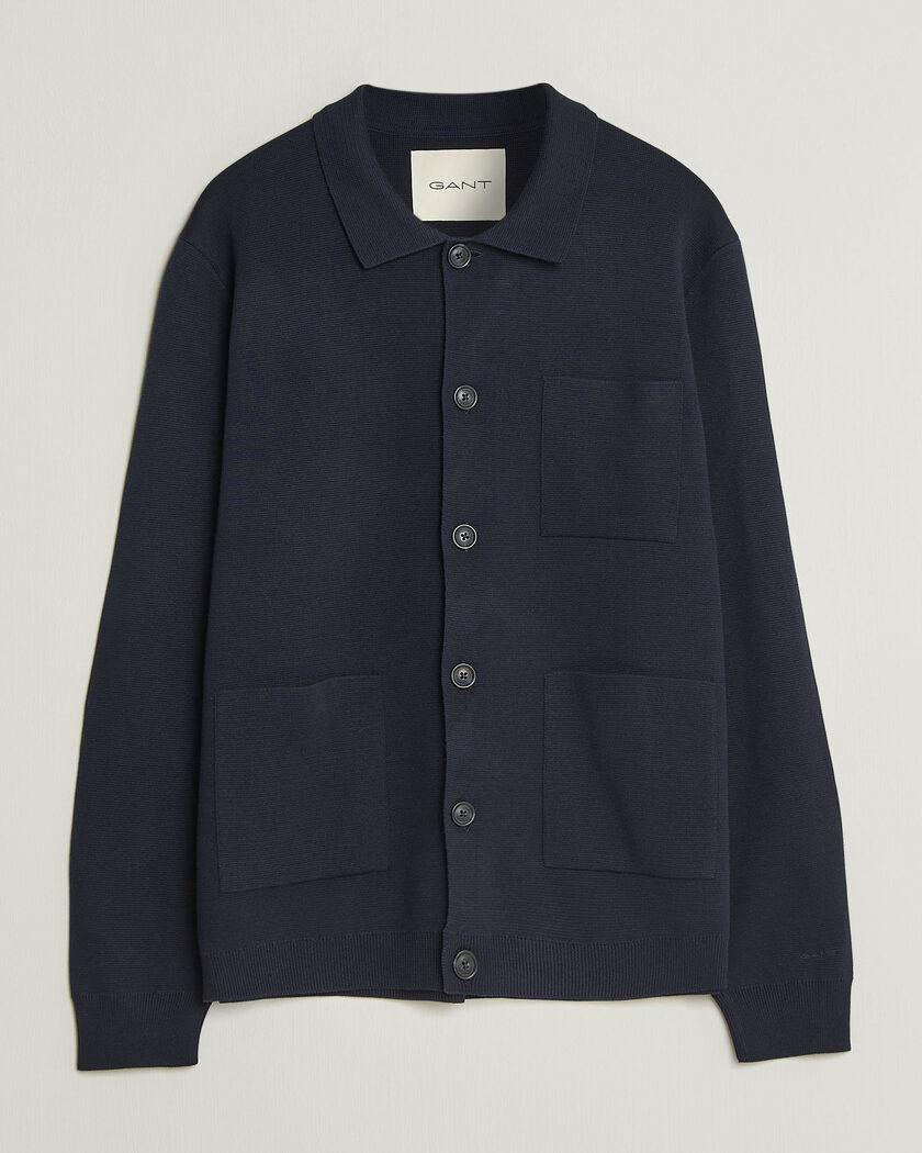 John Smedley Petworth Extra Fine Merino Cardigan Midnight at