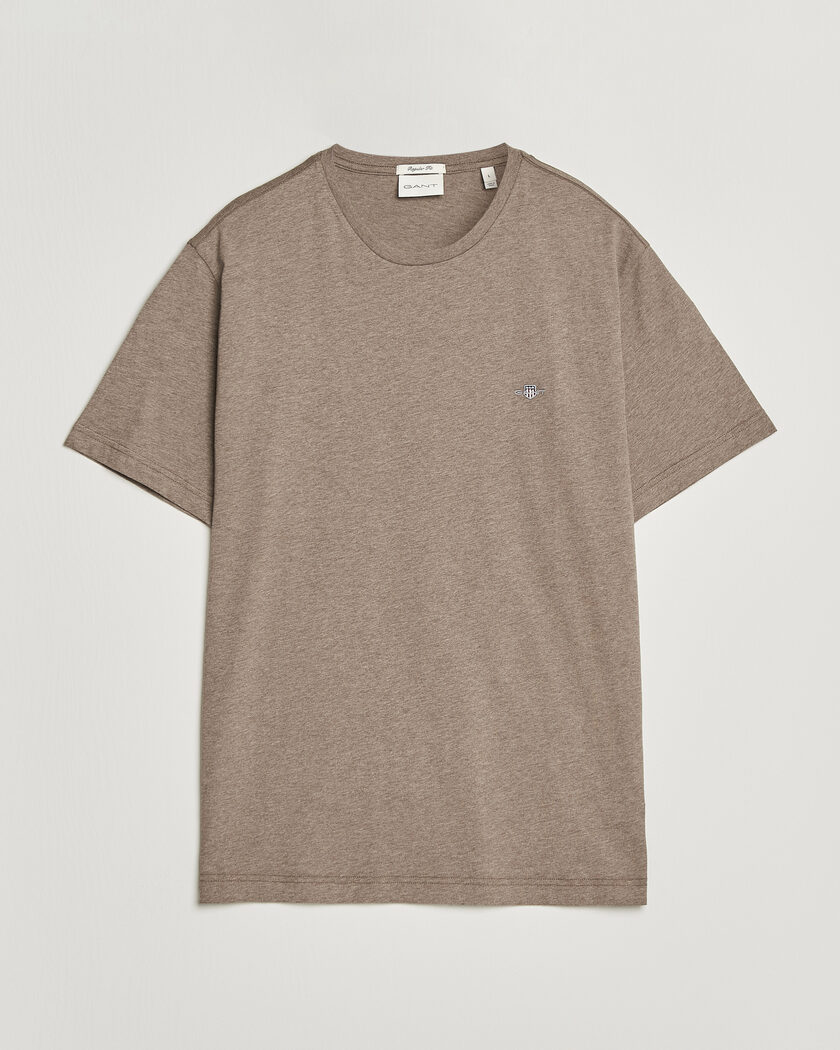Gant The Original T-Shirt Dark Hazelnut Melange – Brown